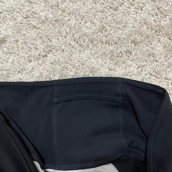 Athleta Size Small Black Floral Blossom Intuition Mesh High Waisted Leggings - Picture 10 of 10